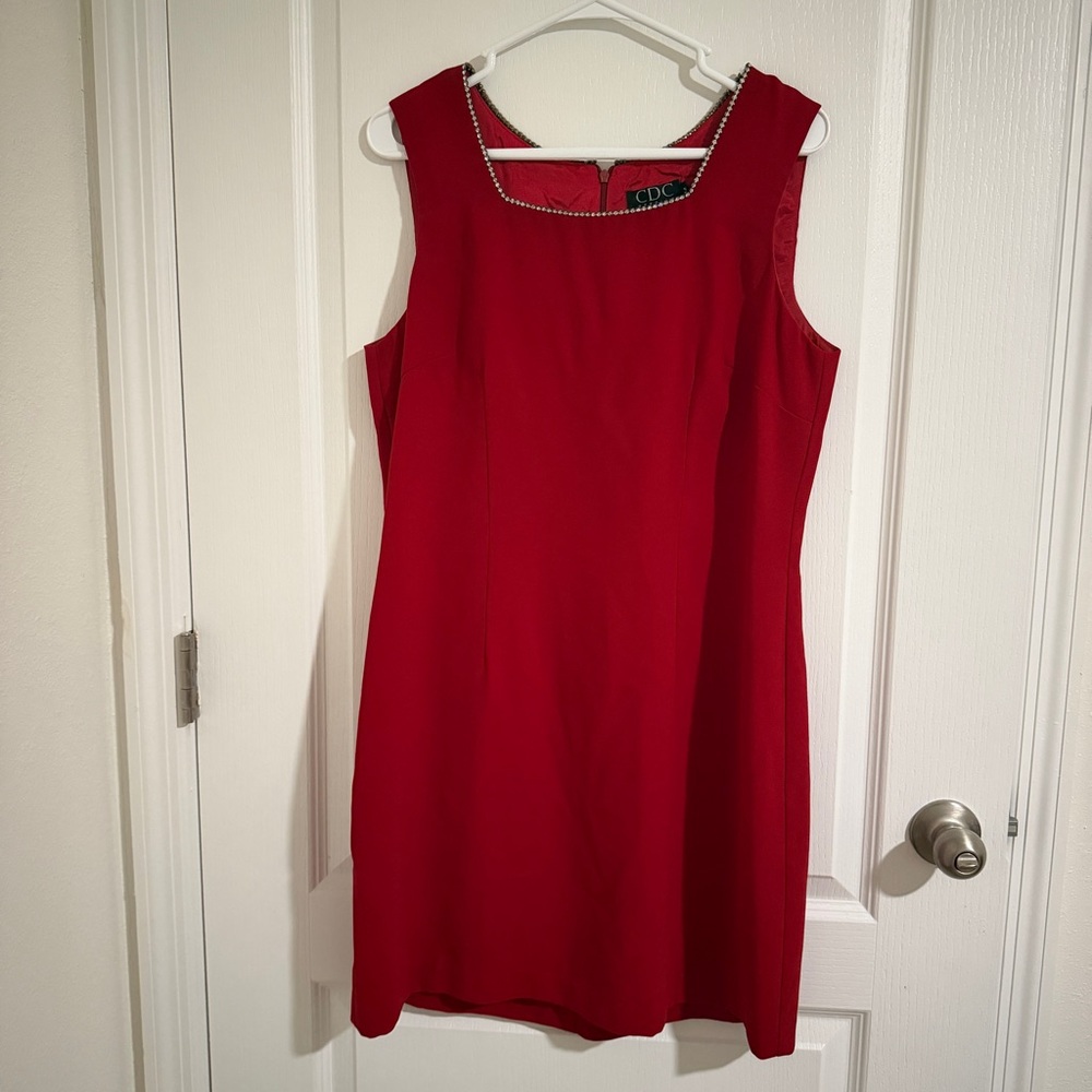 CDC Vibrant Red Mini Dress